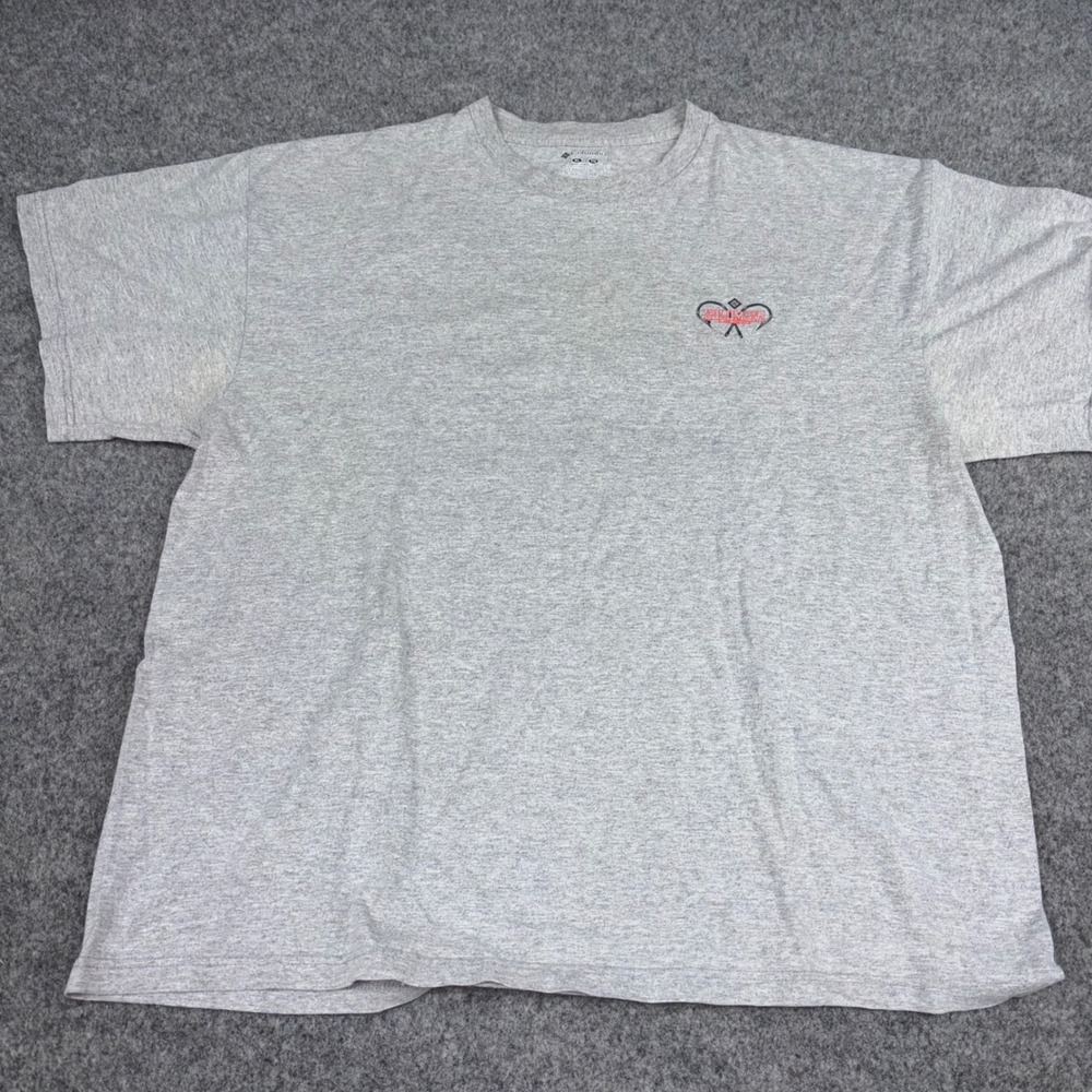 Columbia Shirt Mens XL Gray Offshore Fight Club PFG Fishing Graphic Tee T-Shirt